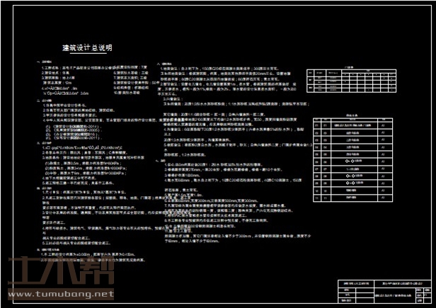 土木工程建筑设计施工图